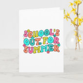 Alles Gute zum letzten Schulsommertag Karte (Gelbe Blume)