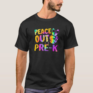 Alles Gute zum letzten Schultag vor der Gefärbte K T-Shirt
