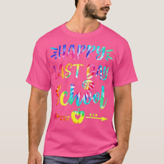 Alles Gute zum letzten Tag der Gefärbte Krawatte T-Shirt