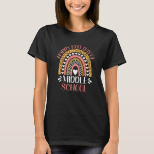 Alles Gute zum letzten Tag des Lehrers der Mittels T-Shirt