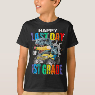 Alles Gute zum letzten Tag des Monster Truck Dinos T-Shirt
