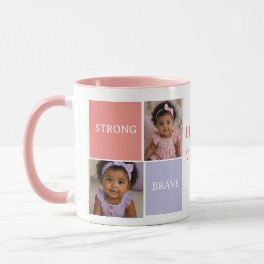 Alles Gute zum Muttertag 4 Foto Tasse (Links)