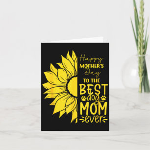 Alles Gute zum Muttertag an die beste Hundemutter Karte