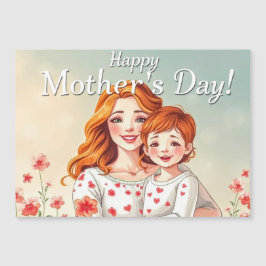 Alles Gute zum Muttertag! Artwork #4 Magnetkarte