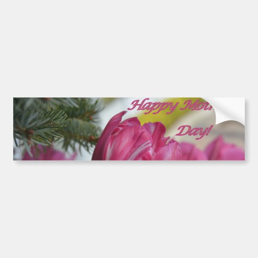 Alles Gute zum Muttertag! Autoaufkleber (Vorne)