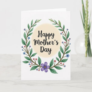 Alles Gute zum Muttertag Blumenkarte Karte