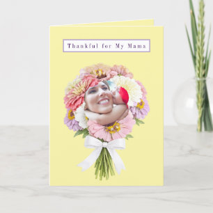 Alles Gute zum Muttertag Danke für Mama Floral Karte