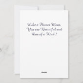 Alles Gute zum Muttertag! Feiertagskarte (Rückseite)