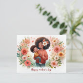 Alles Gute zum Muttertag! Feiertagspostkarte (Stehend Vorderseite)