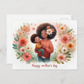 Alles Gute zum Muttertag! Feiertagspostkarte (Vorne/Hinten)