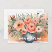 Alles Gute zum Muttertag! Feiertagspostkarte (Vorne/Hinten)