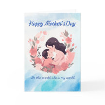 Alles Gute zum Muttertag Floralkarte