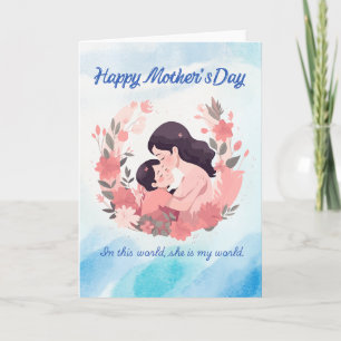 Alles Gute zum Muttertag Floralkarte Karte