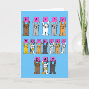 Alles Gute zum Muttertag für Cat Lover.. Karte