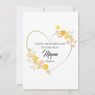 Alles Gute zum Muttertag für die beste Mama Karte