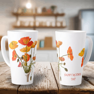 Alles Gute zum Muttertag Helle Mohn Foto Geschenk  Milchtasse