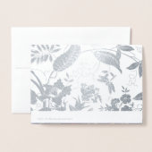 Alles Gute zum Muttertag. Individuelle Name Luxury Folienkarte (Rückseite mit Umschlag)