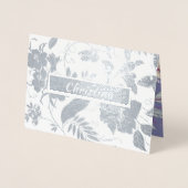 Alles Gute zum Muttertag. Individuelle Name Luxury Folienkarte (Vorderseite)