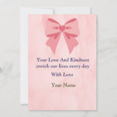 Alles Gute zum Muttertag Karte (Rückseite)