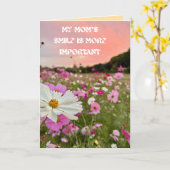 Alles Gute zum Muttertag Karte (Gelbe Blume)