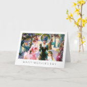 Alles Gute zum Muttertag. Kundenkarten Karte (Gelbe Blume)