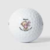 Alles Gute zum Muttertag - Mama Golfball (Vorderseite)