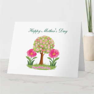 Alles Gute zum Muttertag, Nature Design Karte