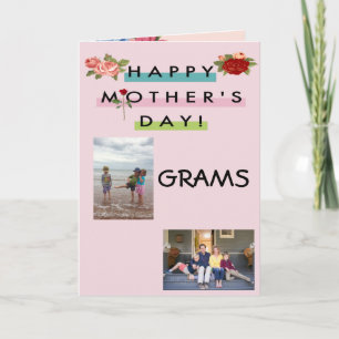 Alles Gute zum Muttertag, Oma! Karte