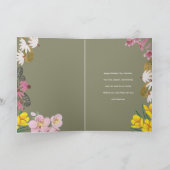 Alles Gute zum Muttertag Oma Süße Blumenfoto Karte (Innenseite)