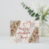 Alles Gute zum Muttertag! Postkarte (Stehend Vorderseite)