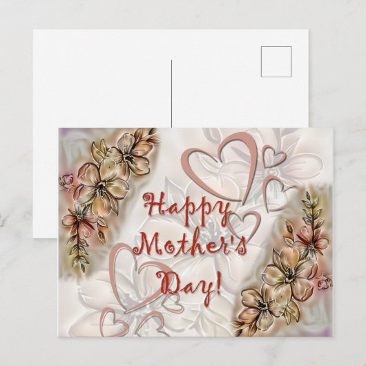 Alles Gute zum Muttertag! Postkarte (Vorne/Hinten)