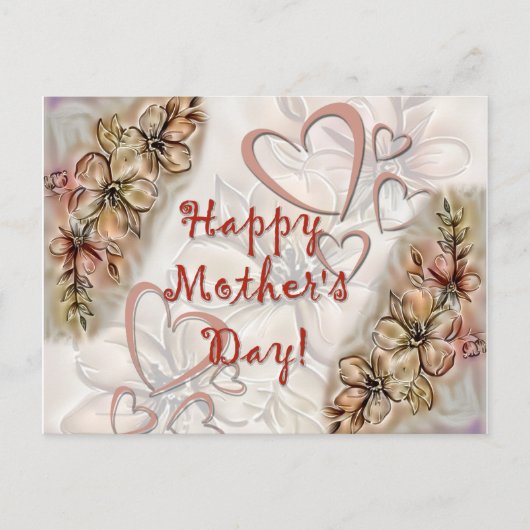 Alles Gute zum Muttertag! Postkarte (Vorderseite)