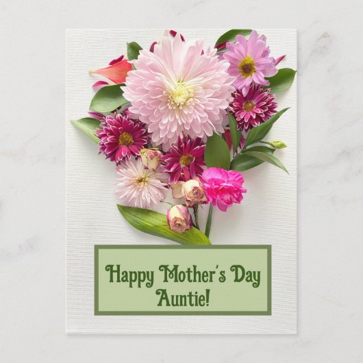 Alles Gute zum Muttertag! Postkarte (Vorderseite)