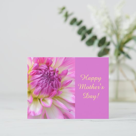 Alles Gute zum Muttertag! Postkarte (Stehend Vorderseite)