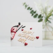 Alles Gute zum Muttertag Postkarte (Stehend Vorderseite)