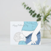 Alles Gute zum Muttertag Postkarte (Stehend Vorderseite)