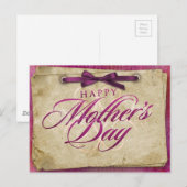 Alles Gute zum Muttertag Postkarte (Vorne/Hinten)