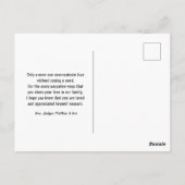 Alles Gute zum Muttertag Postkarte (Rückseite)