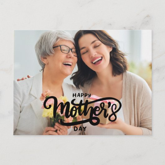 Alles Gute zum Muttertag Postkarte (Vorderseite)