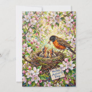 Alles Gute zum Muttertag Robin Card Karte