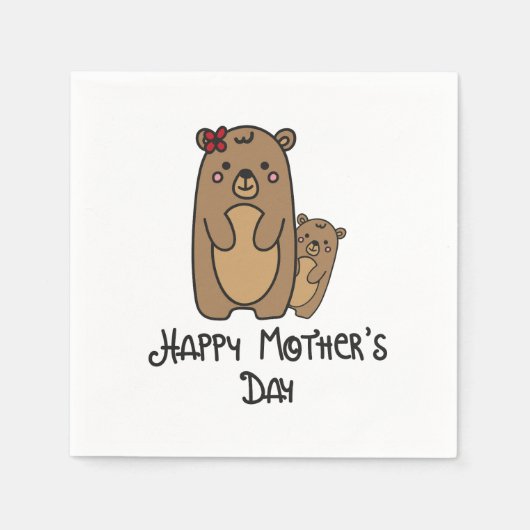 Alles Gute zum Muttertag Serviette (Vorderseite)
