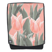 Alles Gute zum Muttertag! Stilvolle Peach Tulips B Rucksack (Vorderseite)