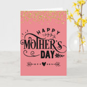 Alles Gute zum Muttertag. Verse Inside. Karte (Gelbe Blume)