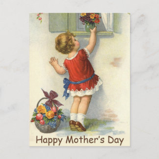 Alles Gute zum Muttertag - Vintage Postkarte