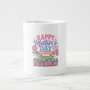 Alles Gute zum Muttertag von deinem liebsten finan Jumbo-Tasse