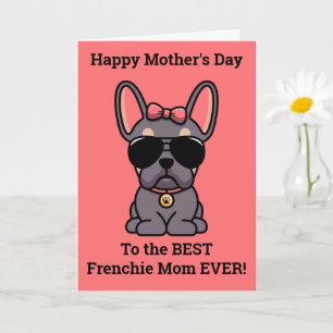 Alles Gute zum Muttertag von Dog Lilac Tan Frenchi Karte