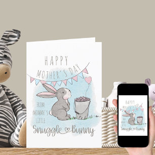 Alles Gute zum Muttertag von Little Snuggle Bunny Feiertagskarte