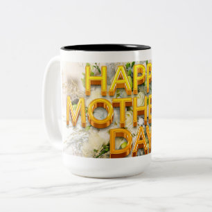 Alles Gute zum Muttertag Zweifarbige Tasse