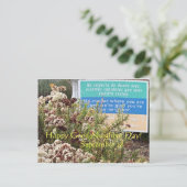 Alles Gute zum Nachbartag! Postkarte (Stehend Vorderseite)