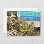 Alles Gute zum Nachbartag! Postkarte (Vorne/Hinten)